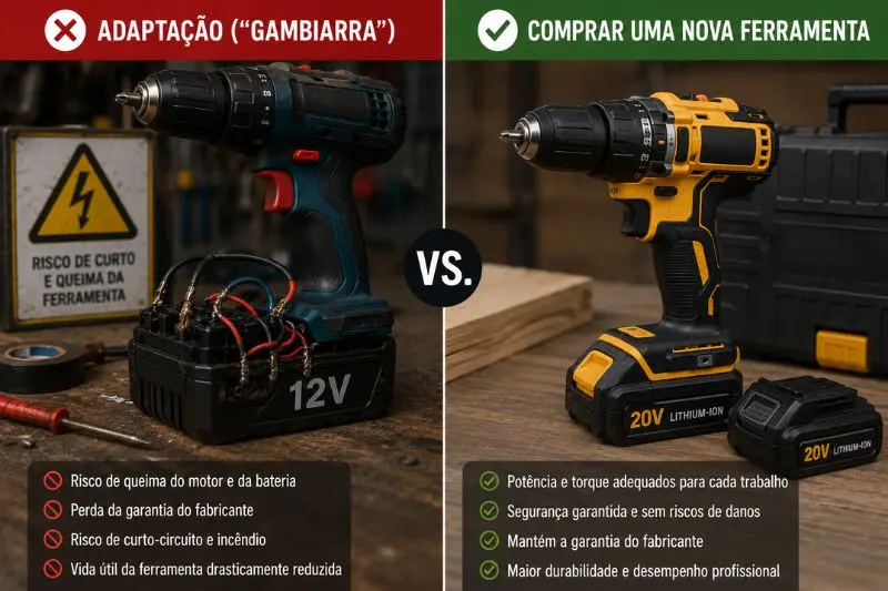 Adaptação de ferramentas vs compra de nova